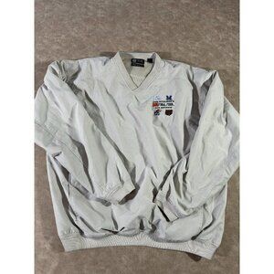 Gear Classics Kansas Jayhawks 2008 NCAA Final Four Mens Pullover Mesh Beige XL